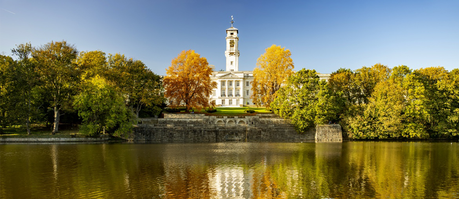 Trent building from Highfields Lake