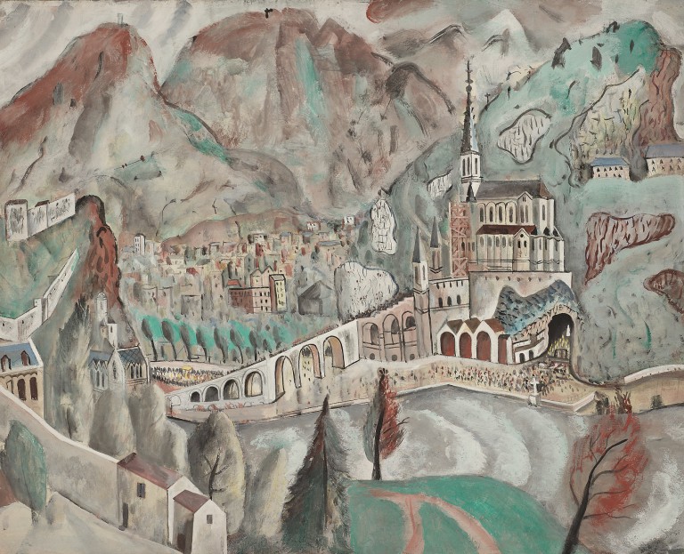 David Jones, Lourdes, 1928, Kettle’s Yard Campus News