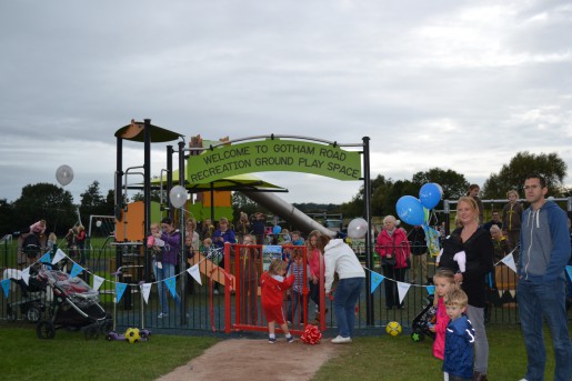 Gotham Road Recreation Ground Play Space opens