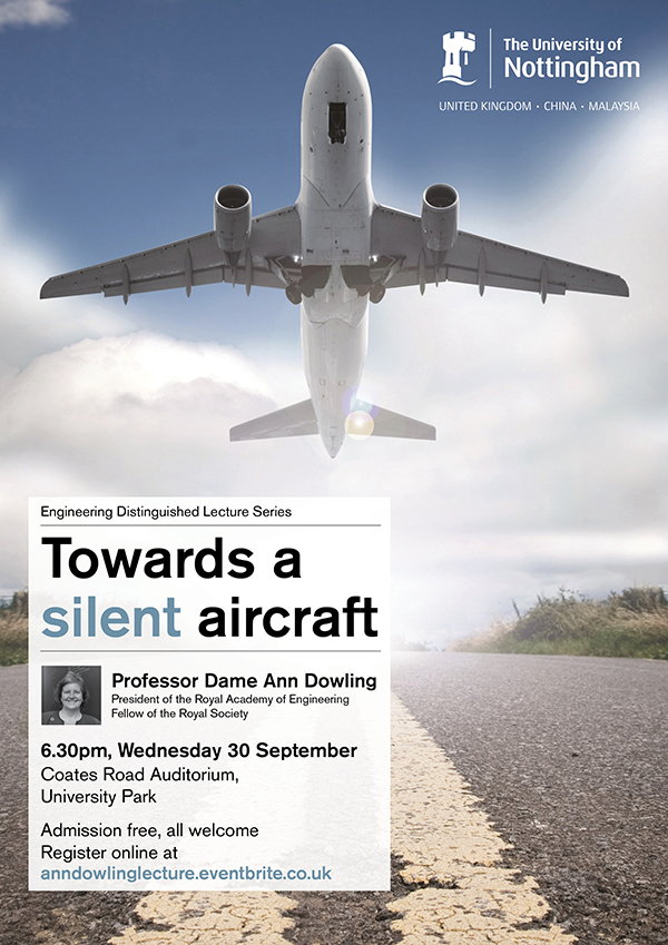Towards a silent aircraft poster