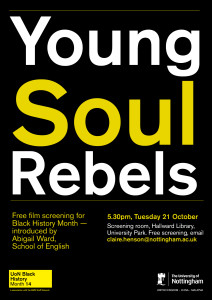 Young Soul Rebels poster FINAL